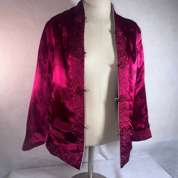 Vintage Reversible gorgeous Oriental Silk Jacket